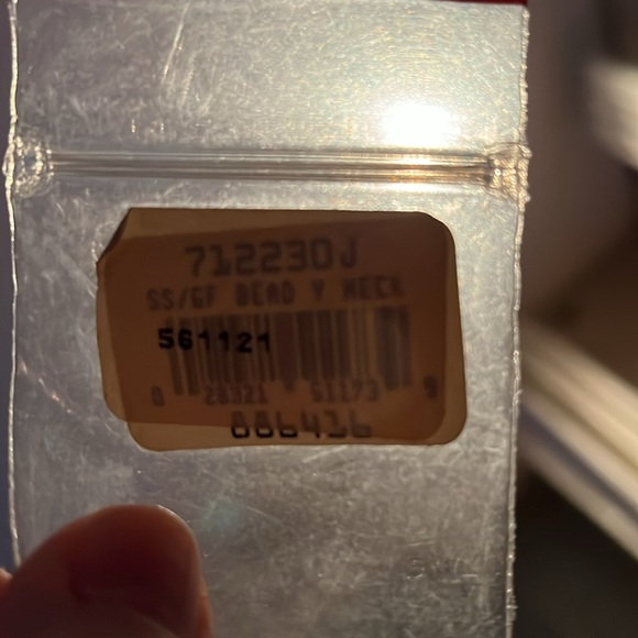 Vintage Elegant Gold filled and Sterling Silver Necklace - Picture 2 of 7